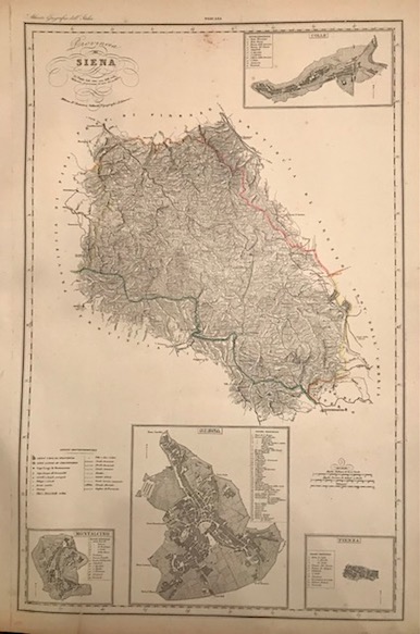 Vallardi Francesco Provincia di Siena 1880 ca. Milano 